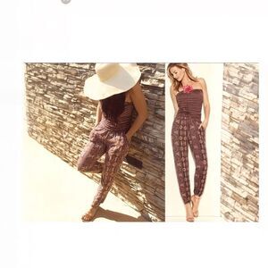 CAbi #325 Mosaic Halter Top Romper Jumpsuit